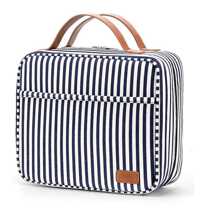 Bosidu Hanging Toiletry Bag — Navy Stripe
