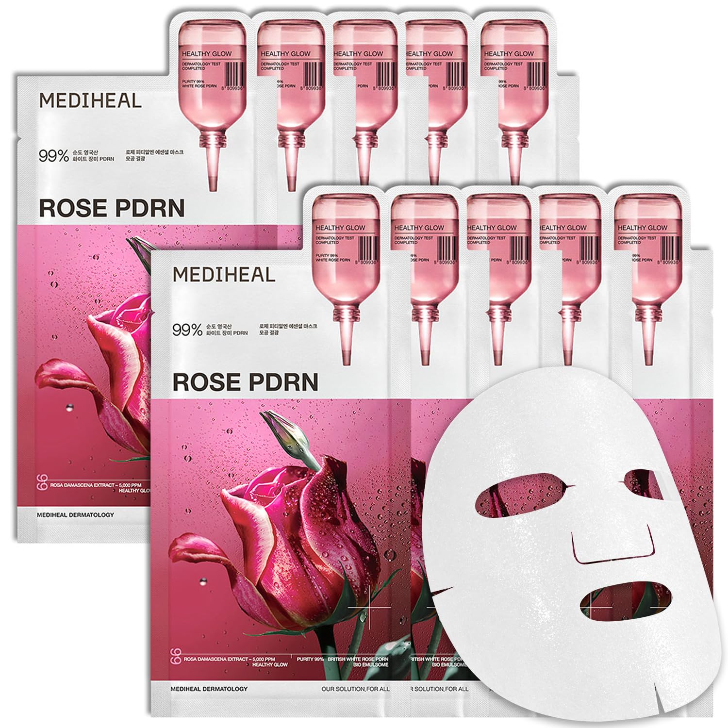 MEDIHEAL Rose PDRN Essential Mask Set
